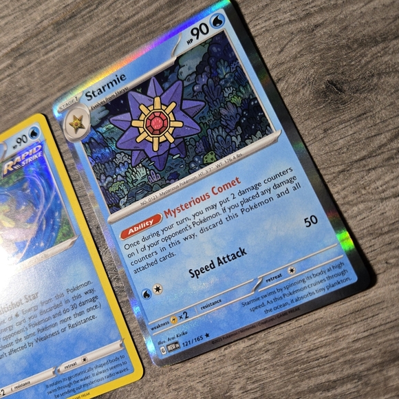 Pokémon Starmie Cards Holo Set X2 - Picture 3 of 5